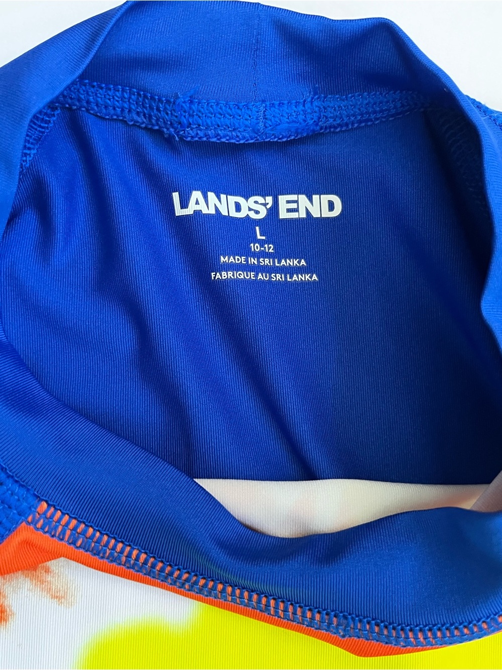 Lands’ End Rashguard Boys Size L - Picture 3 of 3